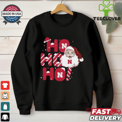 Nebraska Huskers Ho Ho Ho Santa Claus Christmas shirt