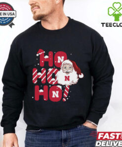 Nebraska Huskers Ho Ho Ho Santa Claus Christmas shirt
