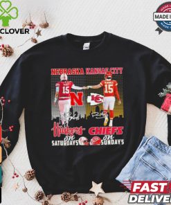 Nebraska Huskers On Saturdays X Kansas City Chiefs On Sundays Shirt