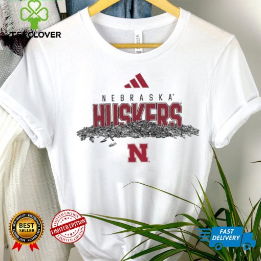 Nebraska Huskers adidas Baseball Sunflower Seeds T Shirt