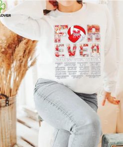 Nebraska Huskers forever not just when we win signatures shirt