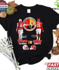 Nebraska Huskers on Saturdays and Kansas City Chiefs on Sundays hoodie, sweater, longsleeve, shirt v-neck, t-shirt