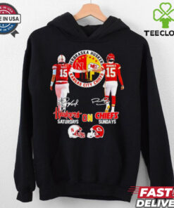 Nebraska Huskers on Saturdays and Kansas City Chiefs on Sundays hoodie, sweater, longsleeve, shirt v-neck, t-shirt