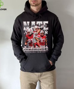 Nebraska NCAA Football Nate Boerkircher Hooded Shirt