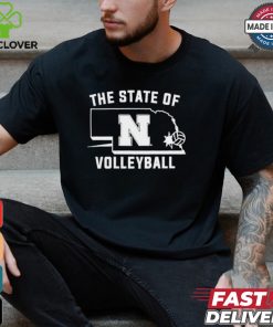 Nebraska The State Of Volleyball Shirt
