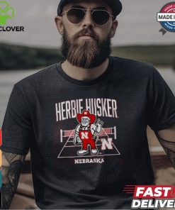 Nebraska Volleyball Herbie Mascot shirt