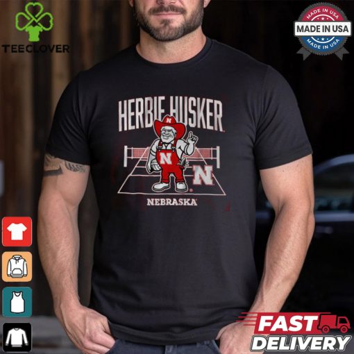 Nebraska Volleyball Herbie Mascot shirt