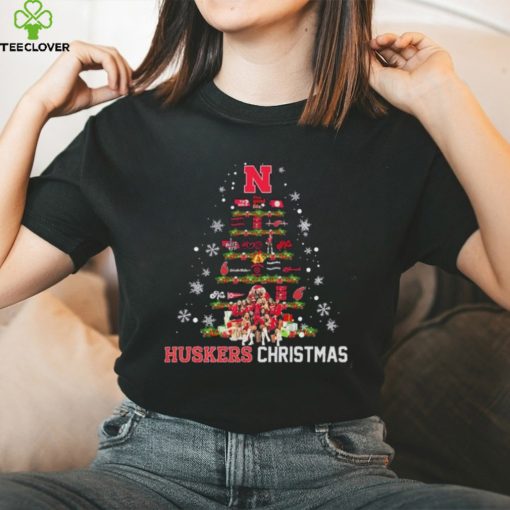 Nebraska Volleyball Huskers Christmas Tree Shirt