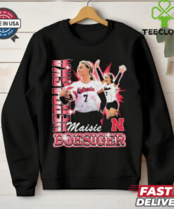 Nebraska Volleyball Maisie Boesiger 90s Retro t shirt