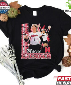 Nebraska Volleyball Maisie Boesiger 90s Retro t hoodie, sweater, longsleeve, shirt v-neck, t-shirt