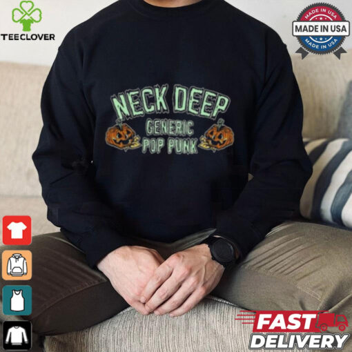 Neck Deep Generic Pop Punk Pumpkin Shirt