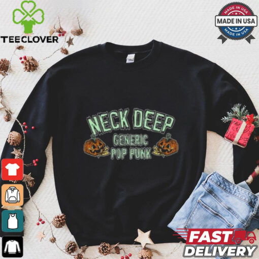 Neck Deep Generic Pop Punk Pumpkin Shirt