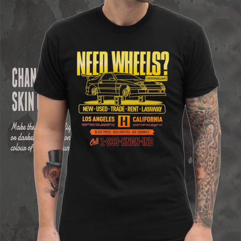 Need Wheels Short Sleeve Tee Shirt Need Wheels Short Sleeve Tee Shirt