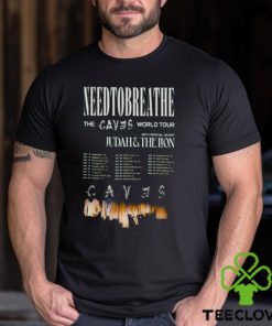 Needtobreathe The Caves World Tour 2023 Tickets Merch, The New Album Caves Shirt, Needtobreathe Tour Dates 2023 With Special Guest Judahs & The Lion T Shirt