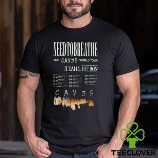 Needtobreathe The Caves World Tour 2023 Tickets Merch, The New Album Caves Shirt, Needtobreathe Tour Dates 2023 With Special Guest Judahs & The Lion T Shirt