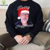 Negan The Walking Dead wearing Santa Hat Christmas hoodie, sweater, longsleeve, shirt v-neck, t-shirt