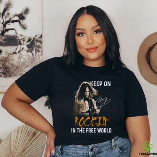 Neil Young Keep On Rockin’ In The Free World T Shirt