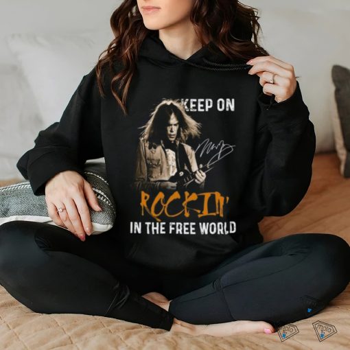 Neil Young Keep On Rockin’ In The Free World T Shirt