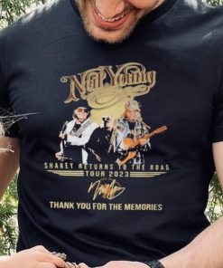 Neil Young Shakey Returns To The Road Tour 2023 Thank You For The Memories T Shirt