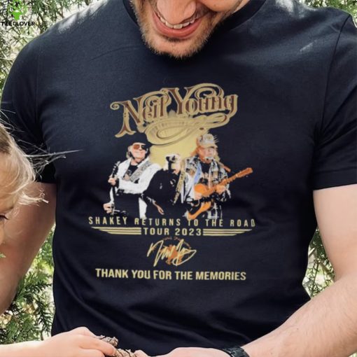 Neil Young Shakey Returns To The Road Tour 2023 Thank You For The Memories T Shirt