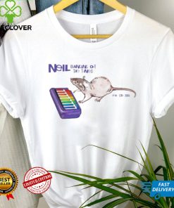 Neil banging out the tunes T shirt