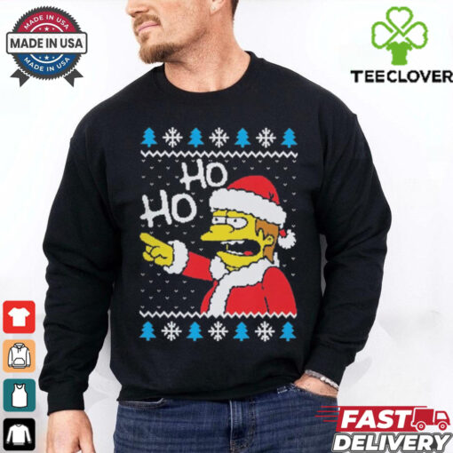 Nelson Muntz The Simpsons ho ho Christmas shirt