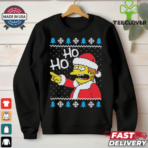 Nelson Muntz The Simpsons ho ho Christmas shirt