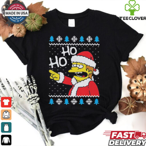 Nelson Muntz The Simpsons ho ho Christmas shirt