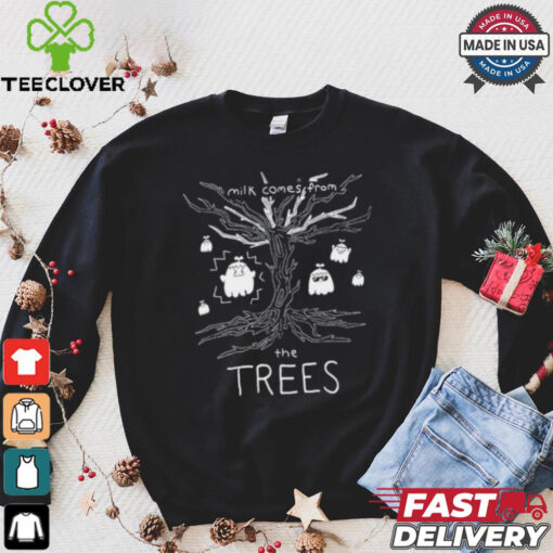 Nelward Milk Comes From The Trees Ghost Tee shirt