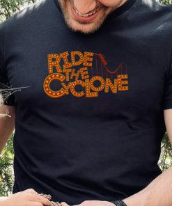 Neon Lights Design Ride The Cyclone shirt