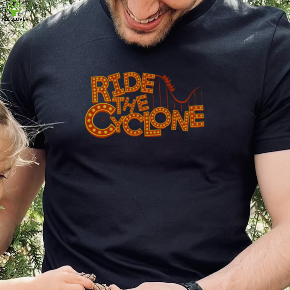 Neon Lights Design Ride The Cyclone shirt - Teeclover