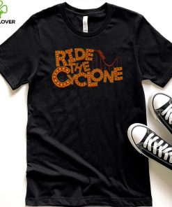 Neon Lights Design Ride The Cyclone shirt