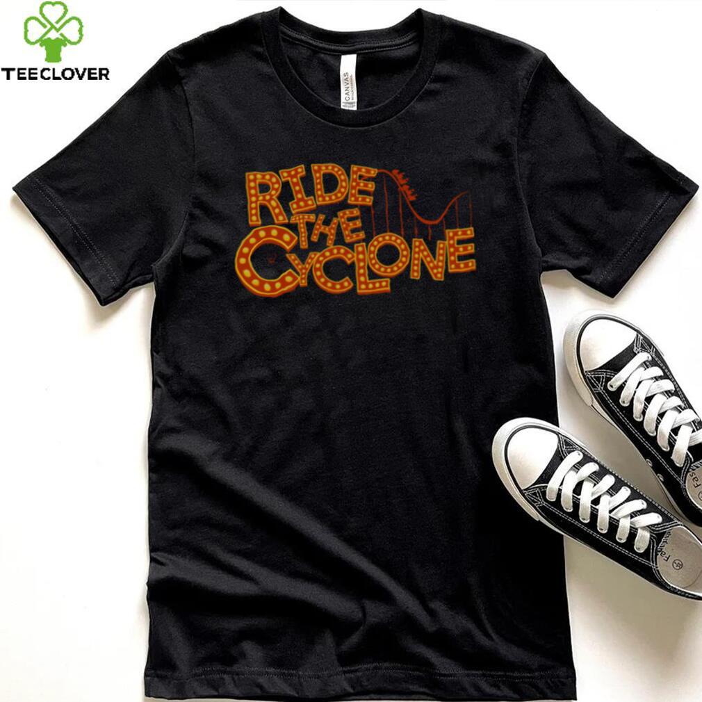 Neon Lights Design Ride The Cyclone shirt - Teeclover