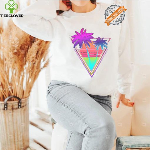 Neon Palm Tree Glow Bright Shirt