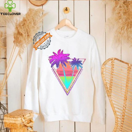 Neon Palm Tree Glow Bright Shirt