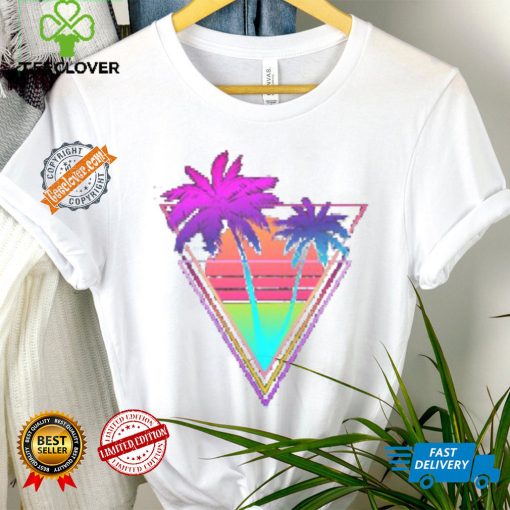 Neon Palm Tree Glow Bright Shirt