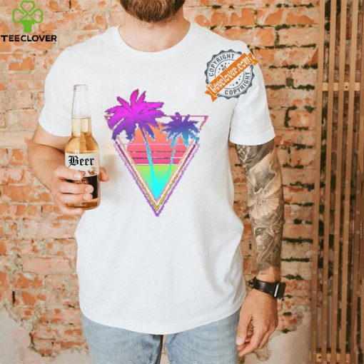 Neon Palm Tree Glow Bright Shirt