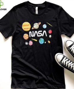 Neon Riot NASA Planets Black Vintage Nasa T Shirt