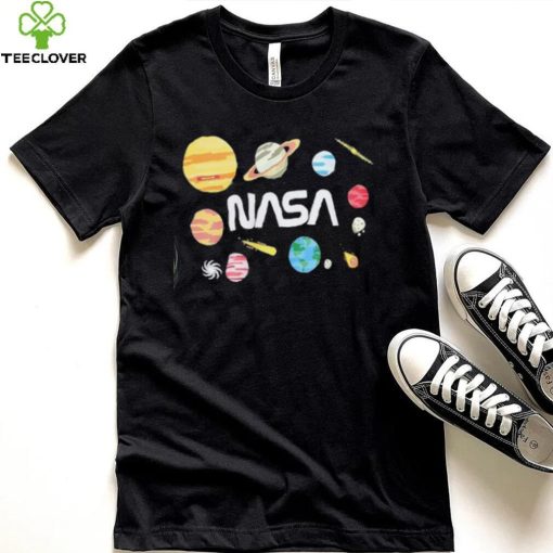 Neon Riot NASA Planets Black Vintage Nasa T Shirt