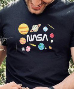 Neon Riot NASA Planets Black Vintage Nasa T Shirt