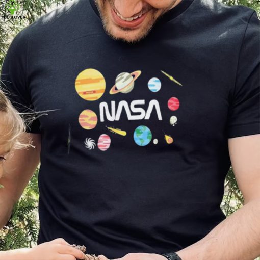 Neon Riot NASA Planets Black Vintage Nasa T Shirt