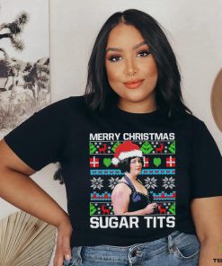 Nessa Jenkins Merry Christmas Sugar Tits Ugly Christmas Shirt