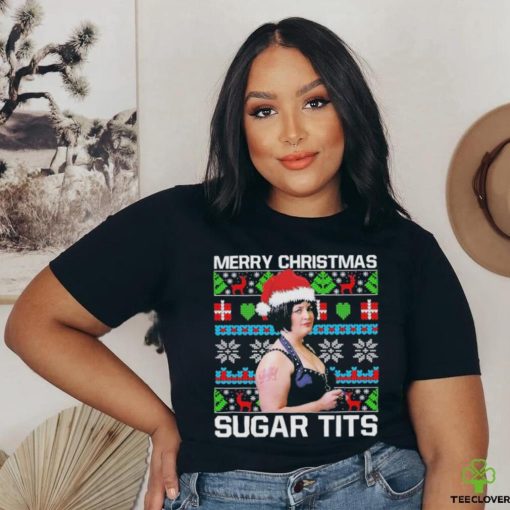 Nessa Jenkins Merry Christmas Sugar Tits Ugly Christmas Shirt