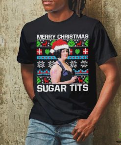 Nessa Jenkins Merry Christmas Sugar Tits Ugly Christmas Shirt