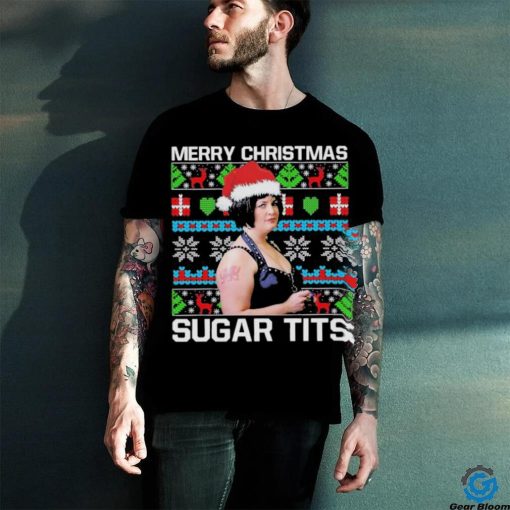 Nessa Jenkins Merry Christmas Sugar Tits Ugly Christmas Shirt