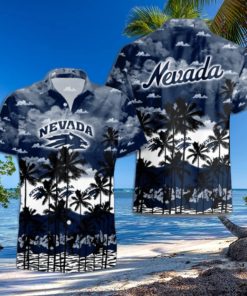 Nevada Wolf Pack Palms Tree Hawaiian Shirt