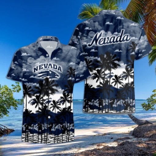 Nevada Wolf Pack Palms Tree Hawaiian Shirt