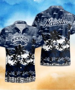 Nevada Wolf Pack Palms Tree Hawaiian Shirt