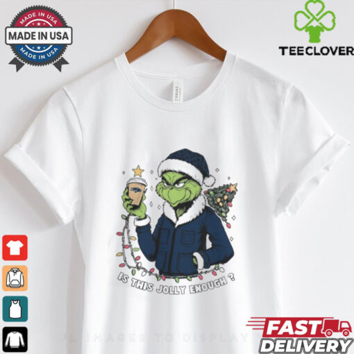 Nevada Wolf Pack x Santa Grinch Is This Jolly Enough Merry Christmas Shirt