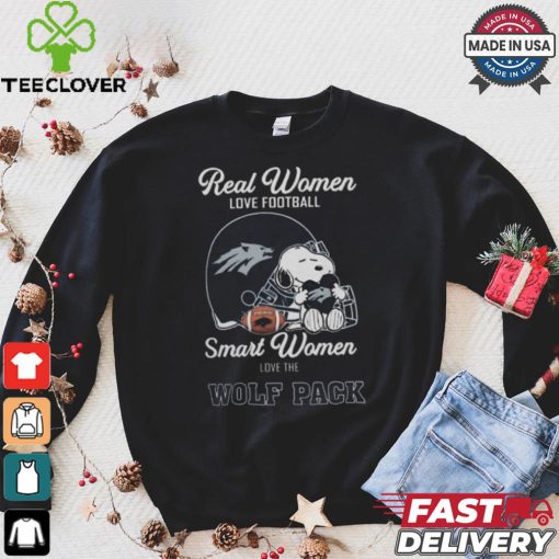 Nevada Wolf Pack x Snoopy Real Women Love Football Smart Women Helmet 2024 Shirt